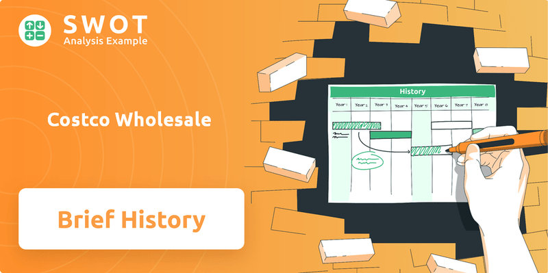 What is Brief History of Costco Wholesale Company?