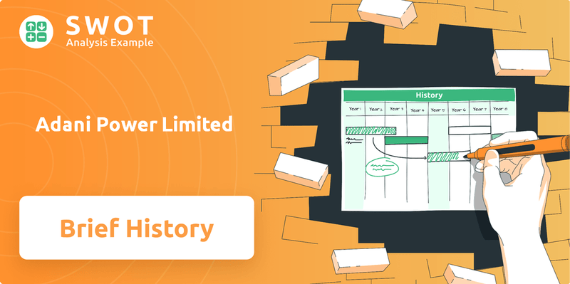 What is Brief History of Adani Power Limited Company?