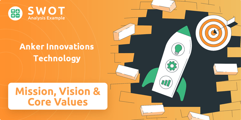 What are Mission Vision & Core Values of Anker Innovations Technology Company?