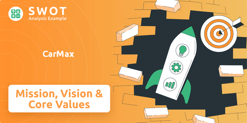 What are Mission Vision & Core Values of CarMax Company?