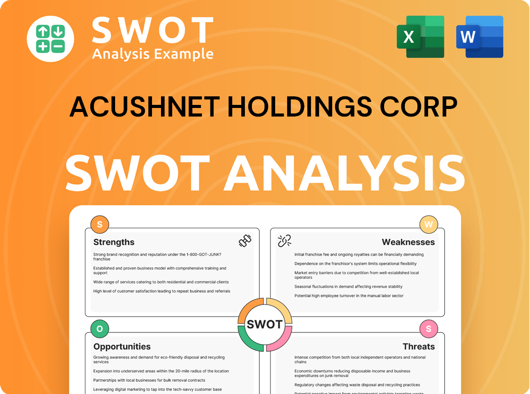 Acushnet Holdings Corp SWOT Analysis