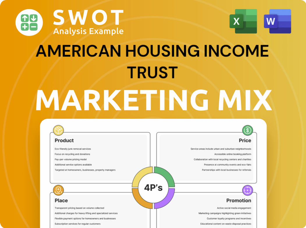 American Housing Income Trust, Inc. Marketing Mix
