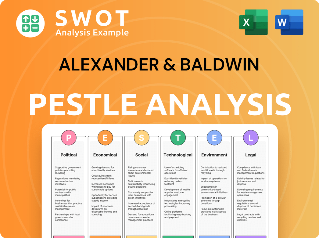 Alexander & Baldwin PESTLE Analysis