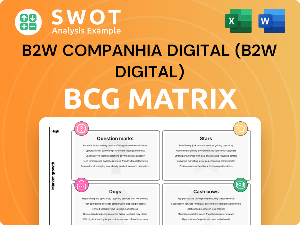 B2W Companhia Digital (B2W Digital) Boston Consulting Group Matrix