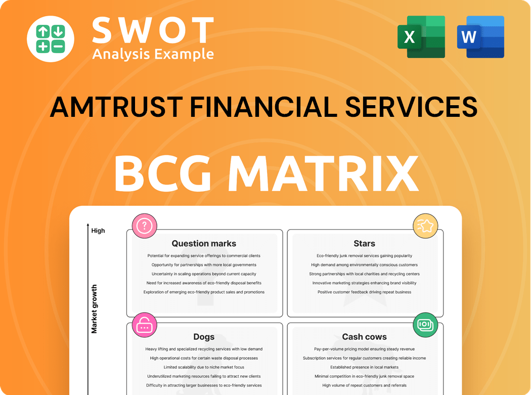 AmTrust Financial Services Boston Consulting Group Matrix