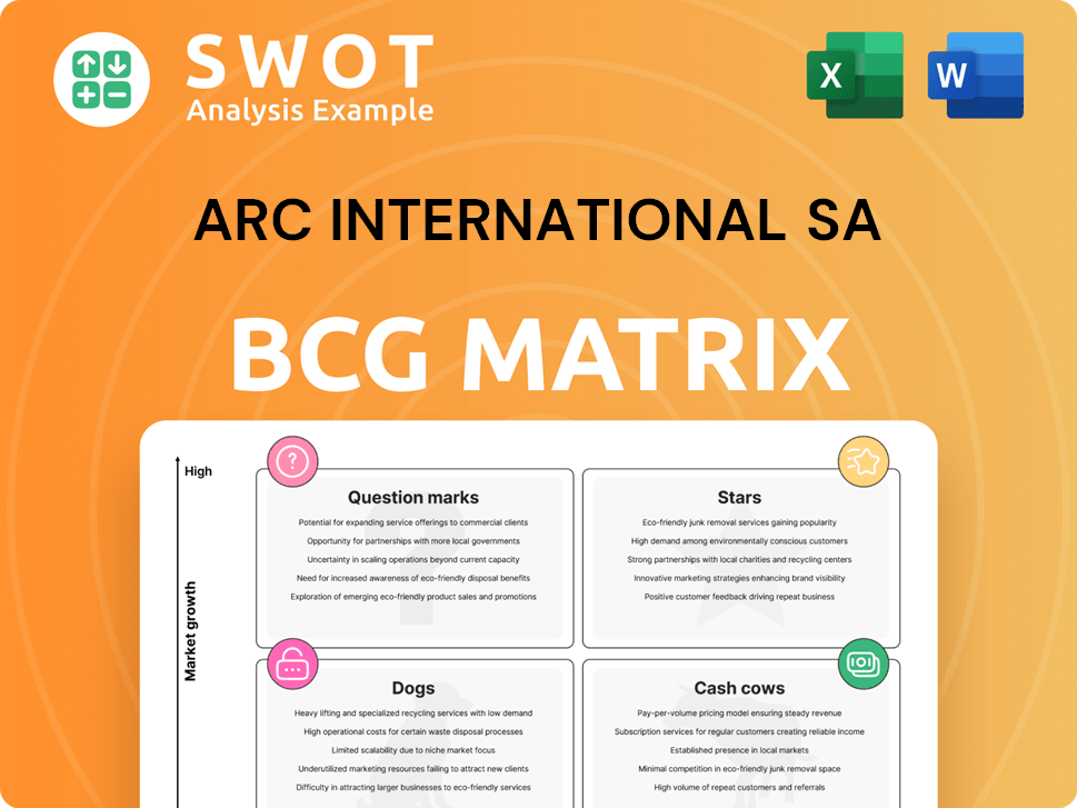 ARC International SA Boston Consulting Group Matrix