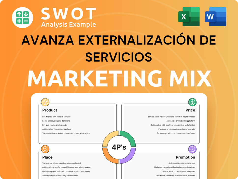 Avanza Externalización de Servicios Marketing Mix