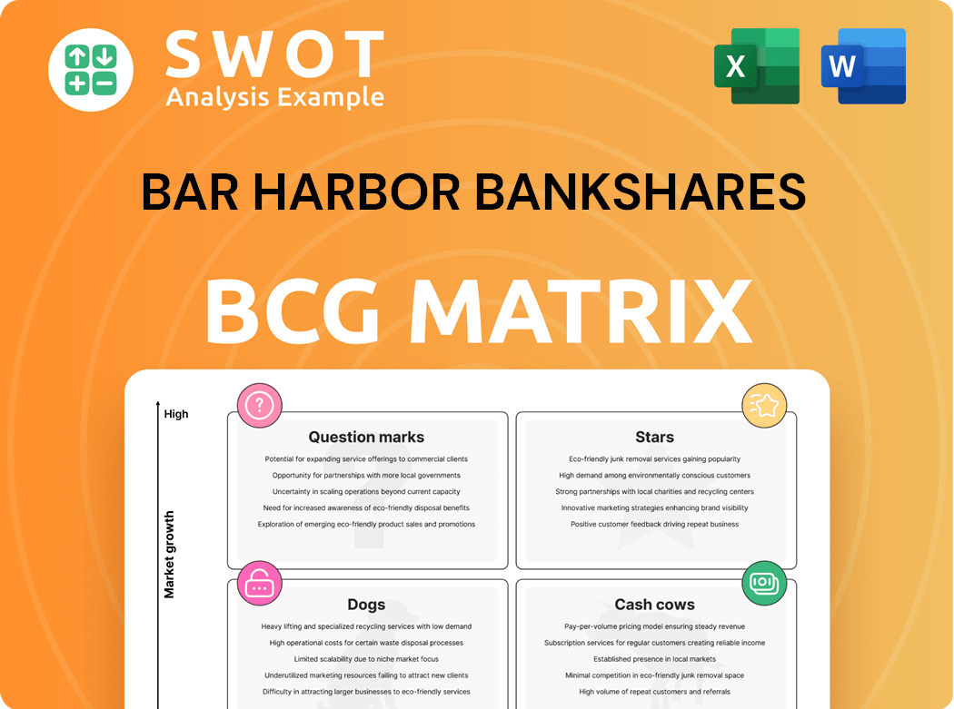 Bar Harbor Bankshares Boston Consulting Group Matrix