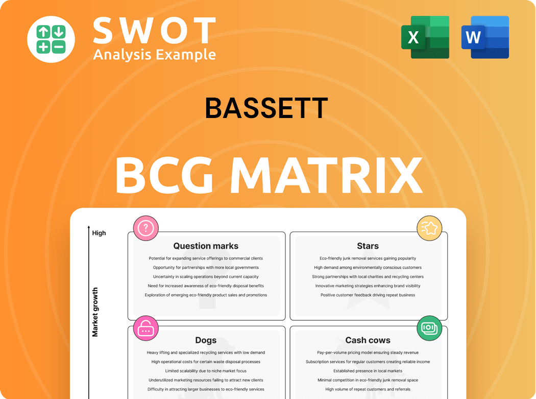 Bassett Boston Consulting Group Matrix