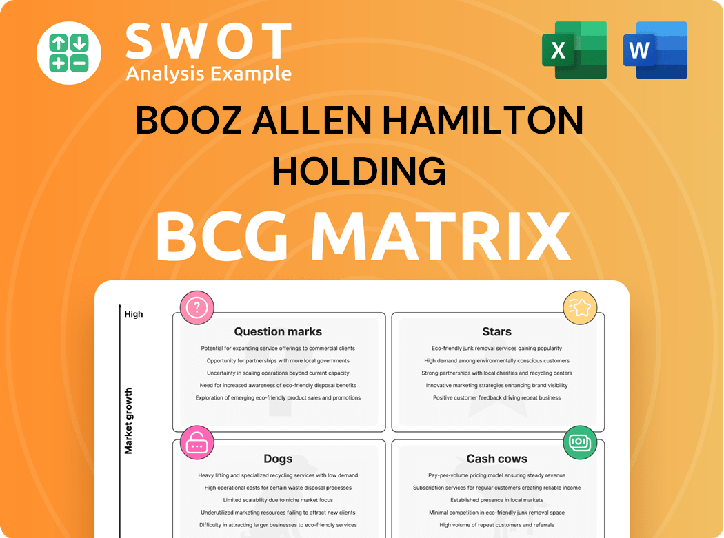 Booz Allen Hamilton Holding Boston Consulting Group Matrix