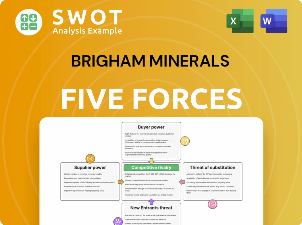 Brigham Minerals Porter's Five Forces Analysis