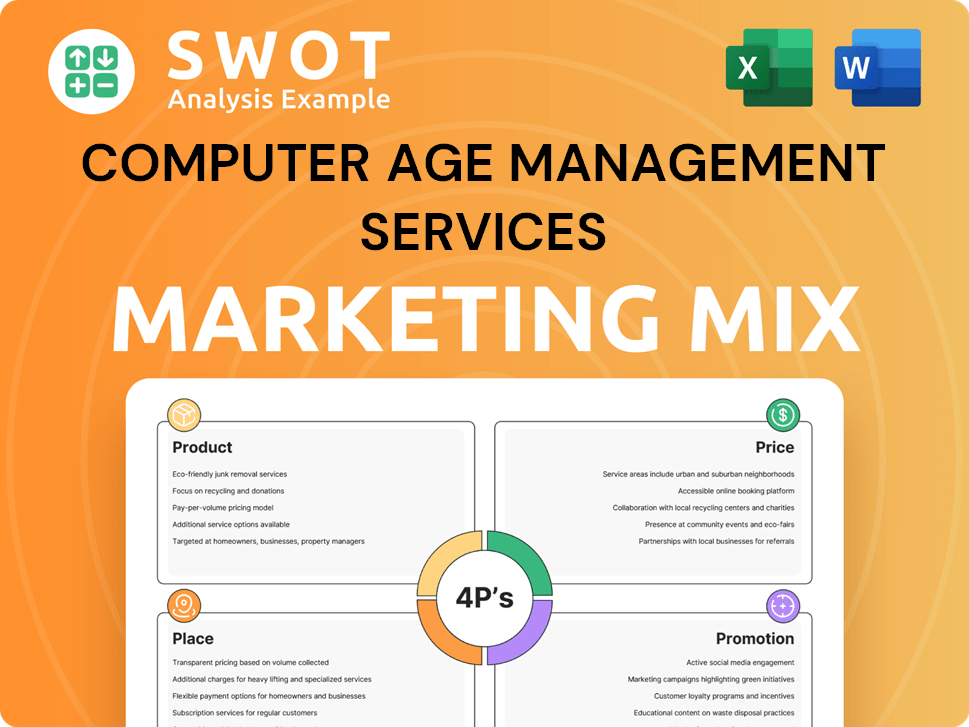 Computer Age Management Services Marketing Mix