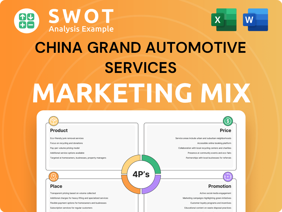 China Grand Automotive Services Marketing Mix