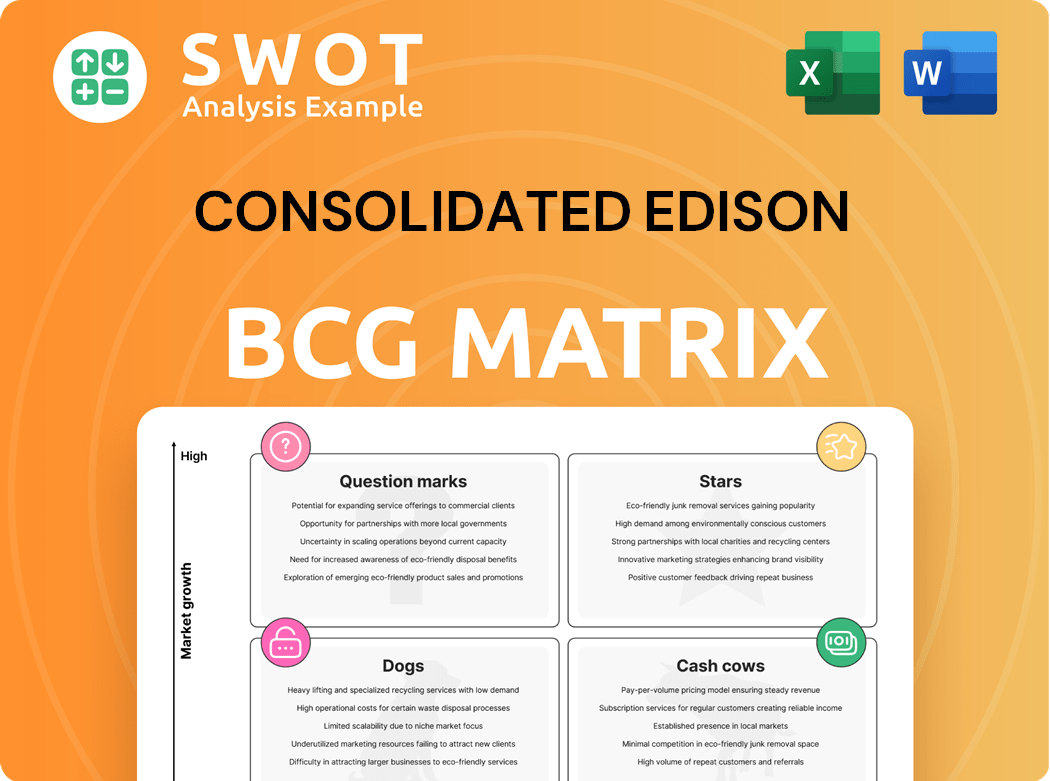 Consolidated Edison Boston Consulting Group Matrix