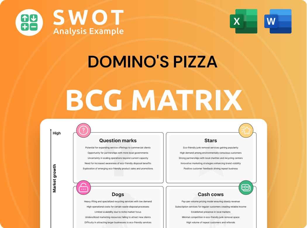 Domino's Pizza Boston Consulting Group Matrix