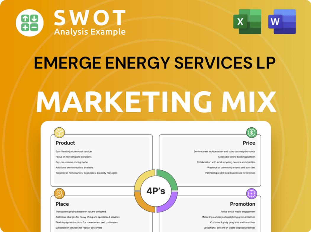 Emerge Energy Services LP Marketing Mix