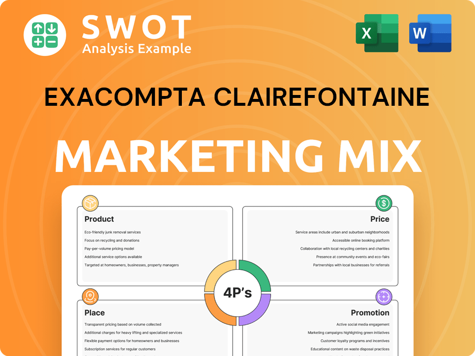 Exacompta Clairefontaine Marketing Mix