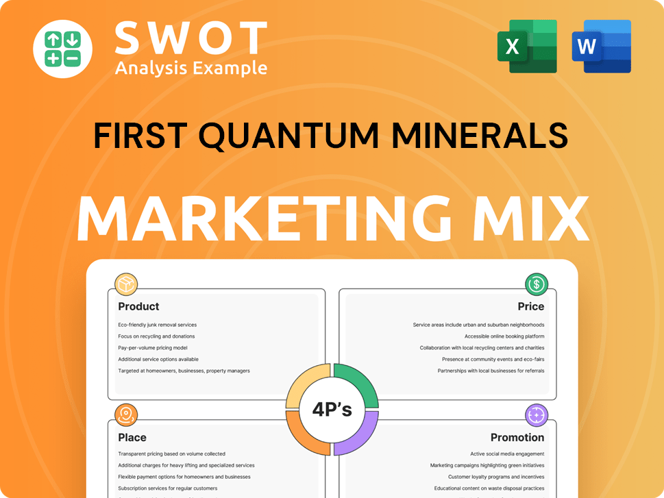 First Quantum Minerals Marketing Mix