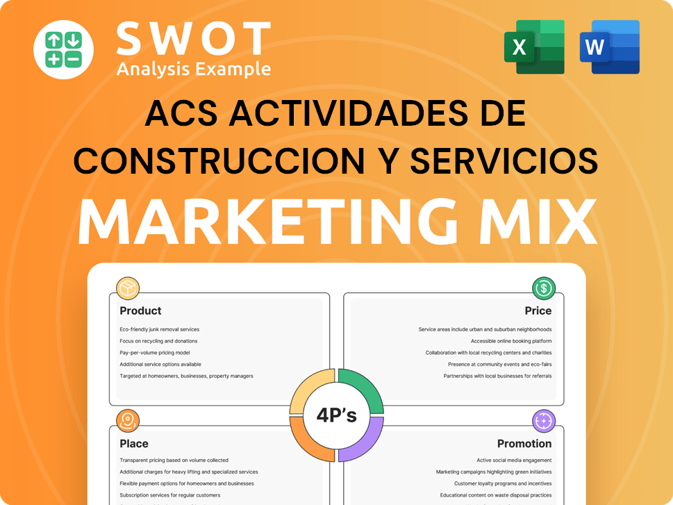 ACS Actividades de Construccion y Servicios Marketing Mix