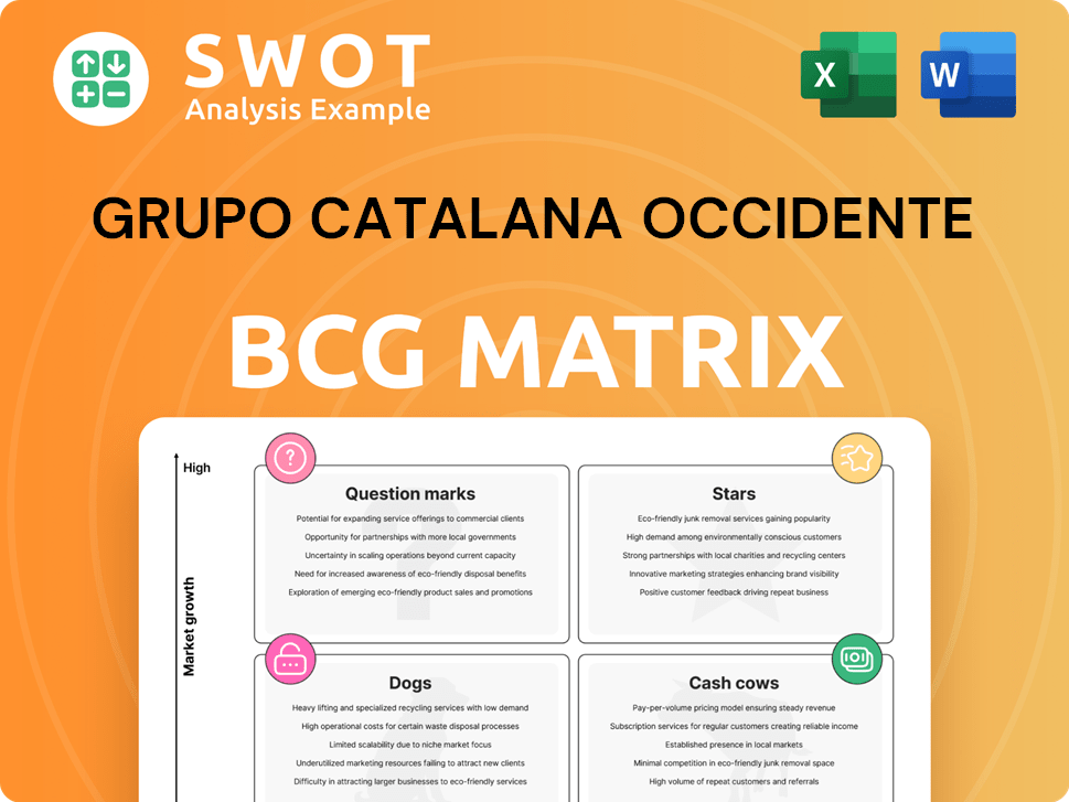 Grupo Catalana Occidente Boston Consulting Group Matrix