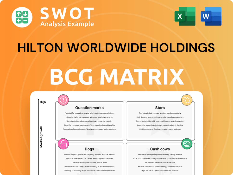Hilton Worldwide Holdings Boston Consulting Group Matrix