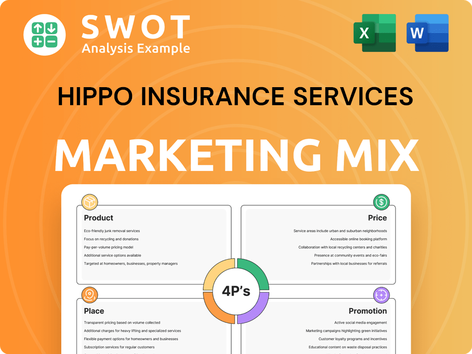 Hippo Insurance Services Marketing Mix