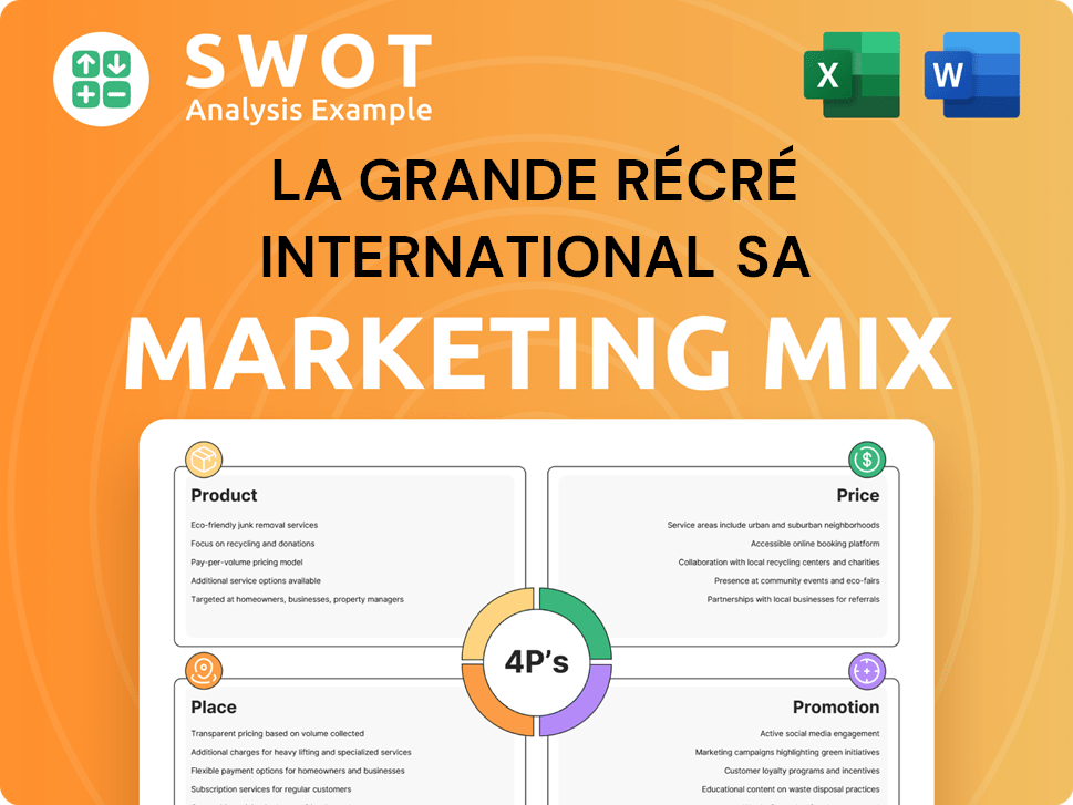 La Grande Récré International SA Marketing Mix