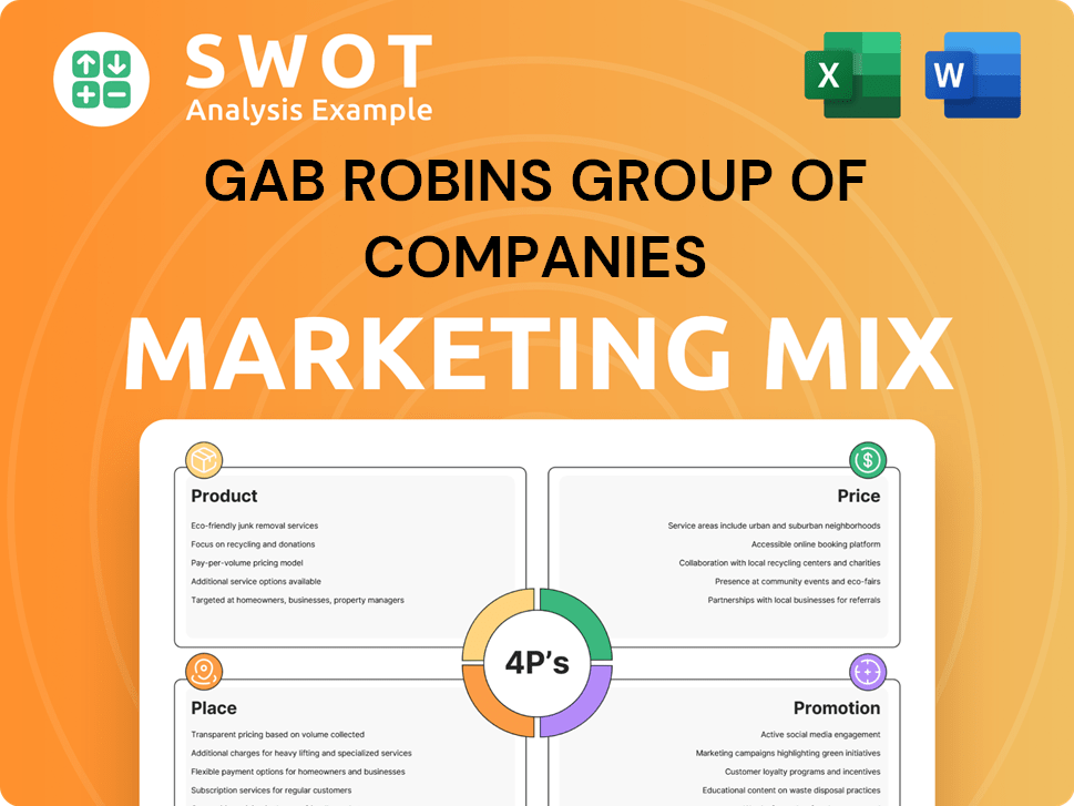 GAB Robins Group of Companies Marketing Mix