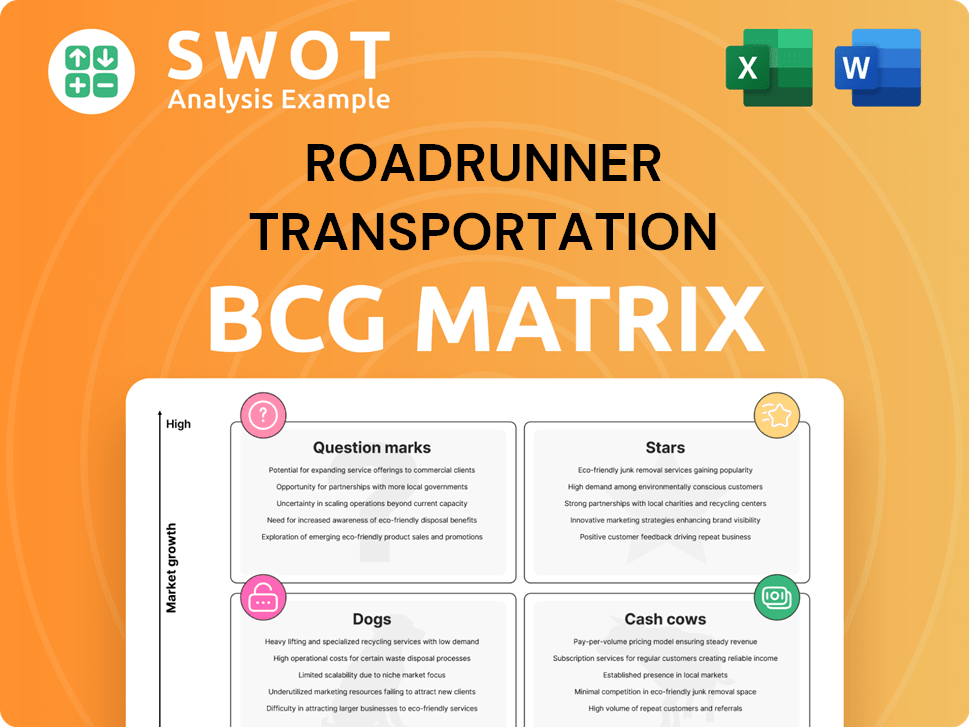 Roadrunner Transportation Boston Consulting Group Matrix
