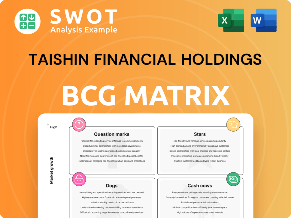 Taishin Financial Holdings Boston Consulting Group Matrix