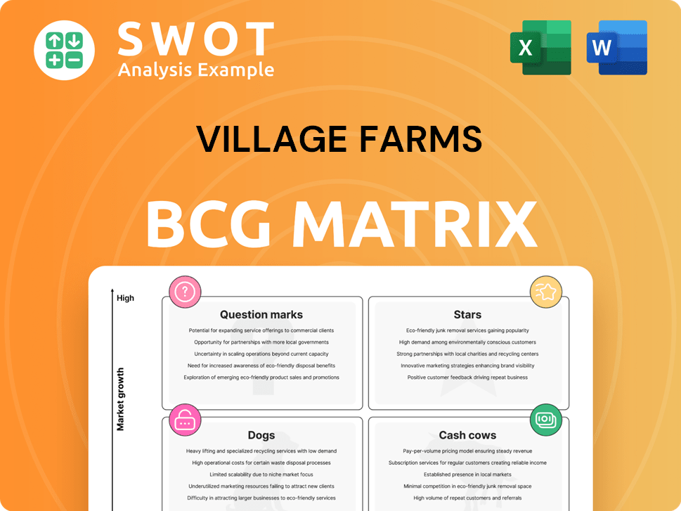 Village Farms Boston Consulting Group Matrix