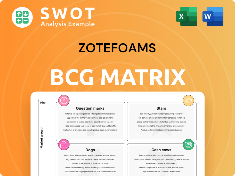 Zotefoams Boston Consulting Group Matrix