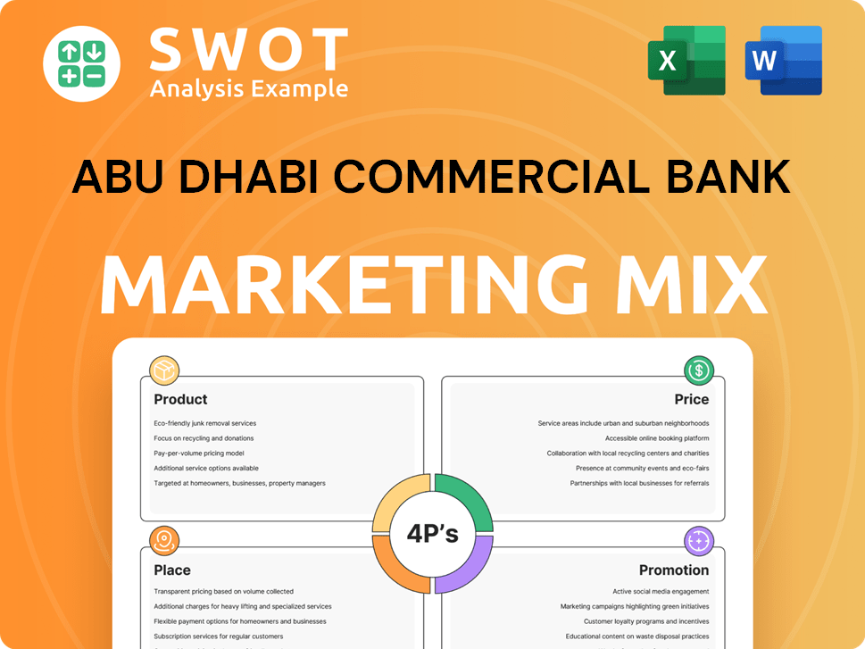 Abu Dhabi Commercial Bank Marketing Mix