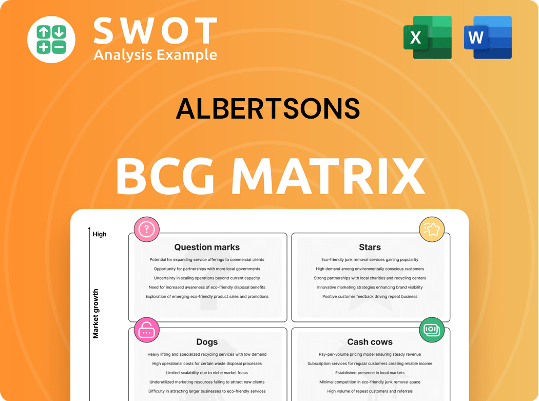 Albertsons Boston Consulting Group Matrix