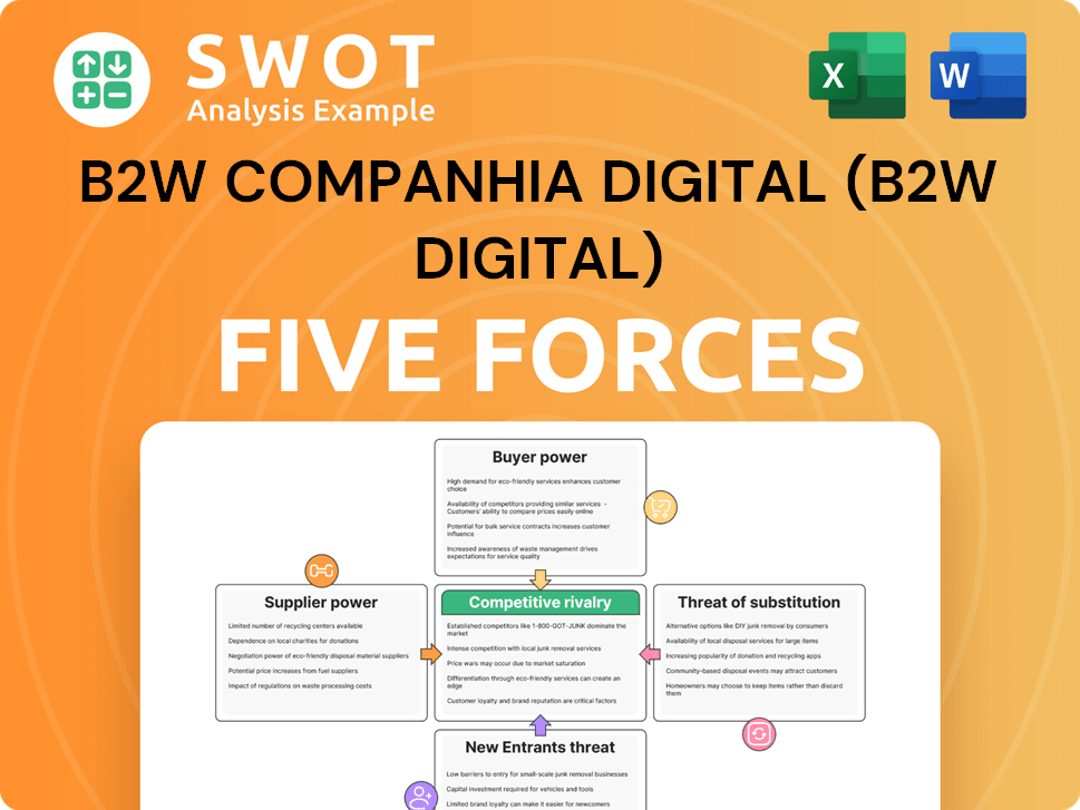 B2W Companhia Digital (B2W Digital) Porter's Five Forces Analysis