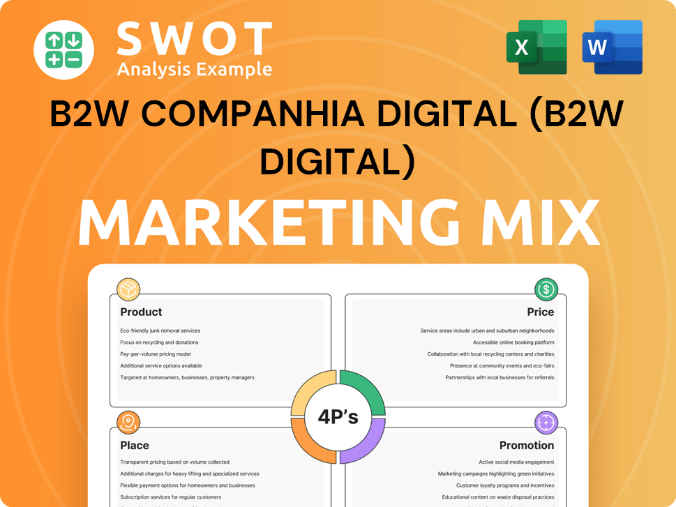 B2W Companhia Digital (B2W Digital) Marketing Mix