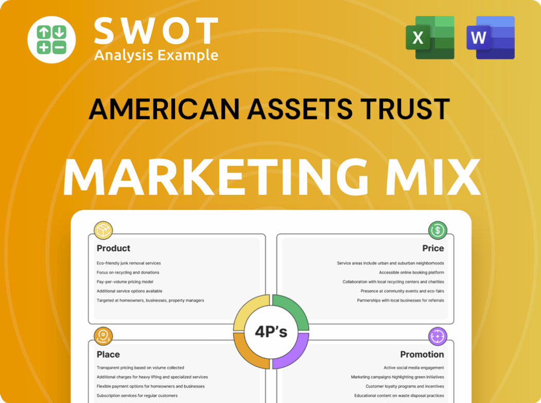 American Assets Trust Marketing Mix