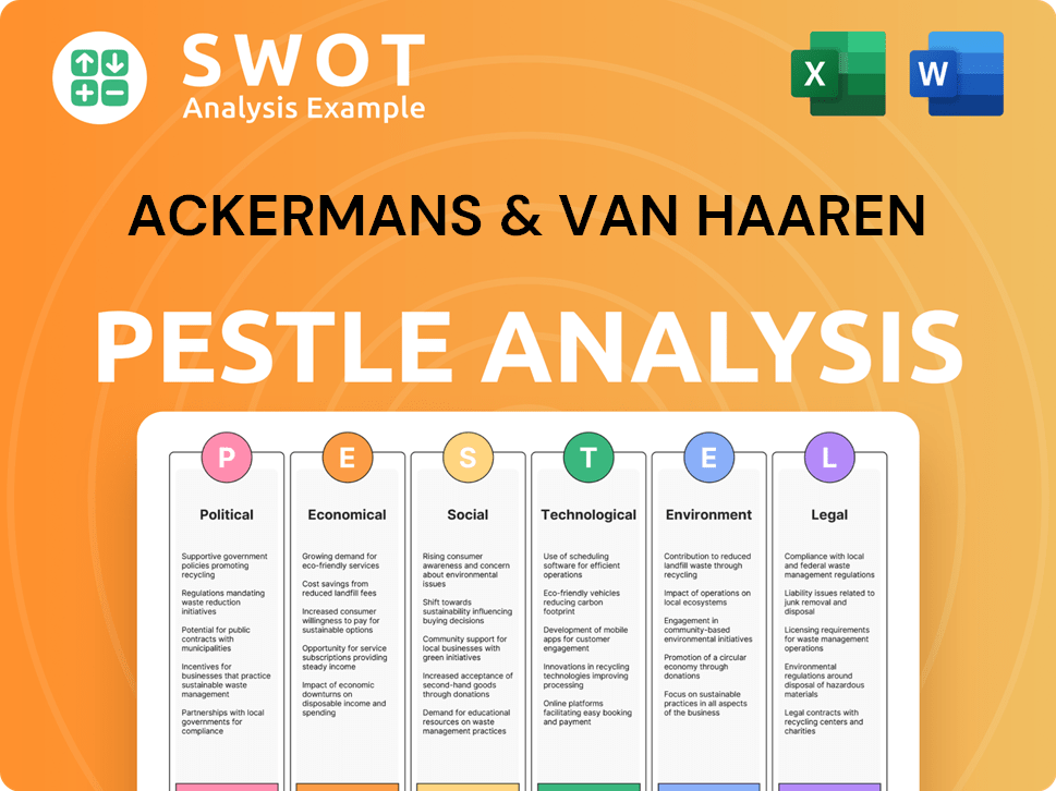 Ackermans & Van Haaren PESTLE Analysis