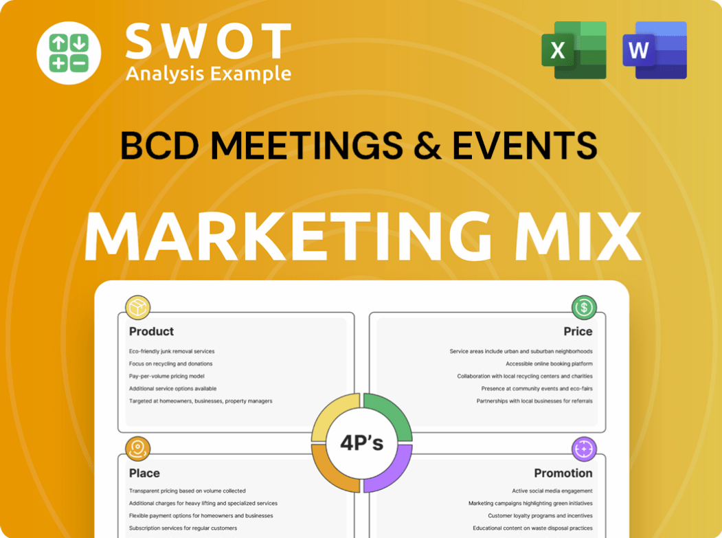 BCD Meetings & Events LLC Marketing Mix