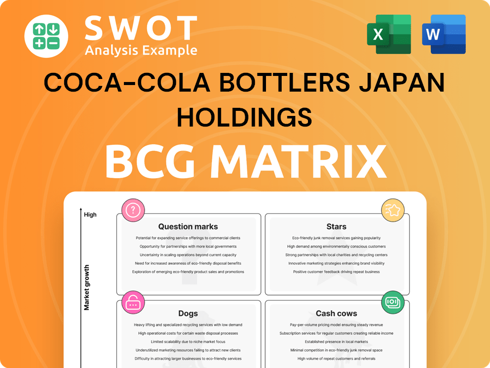 Coca-Cola Bottlers Japan Holdings Boston Consulting Group Matrix