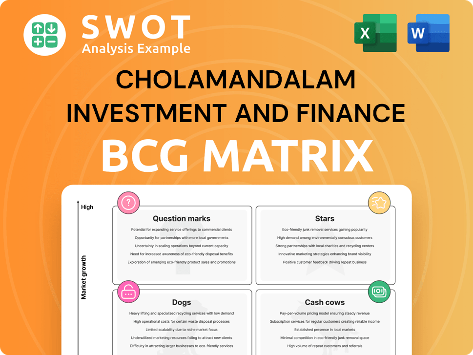 Cholamandalam Investment and Finance Boston Consulting Group Matrix