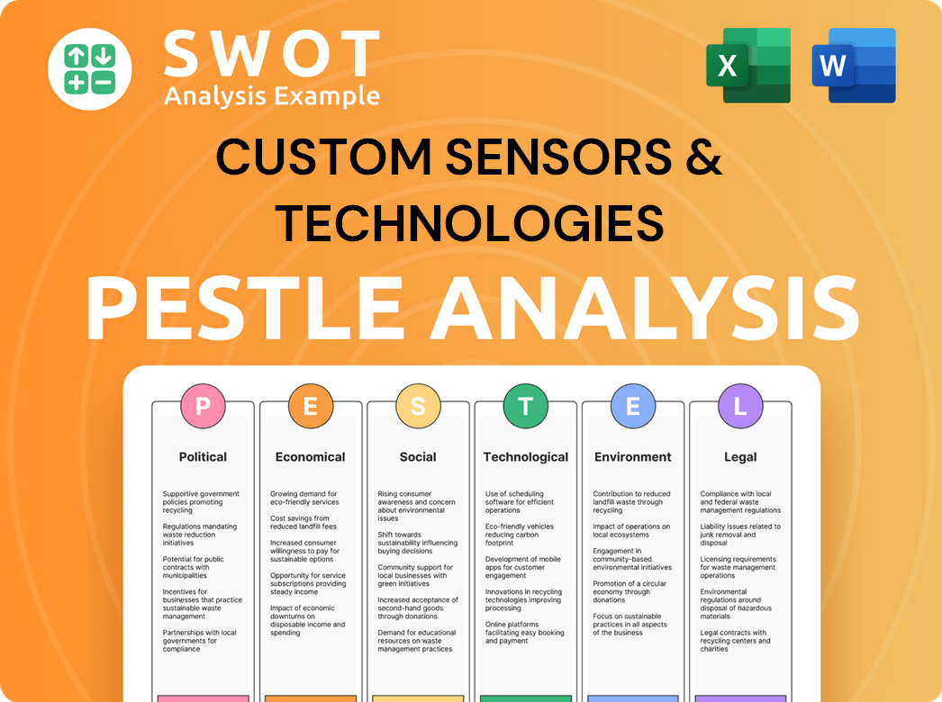 Custom Sensors & Technologies PESTLE Analysis