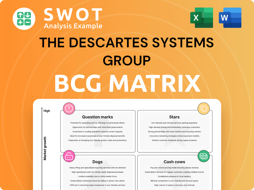 The Descartes Systems Group Boston Consulting Group Matrix