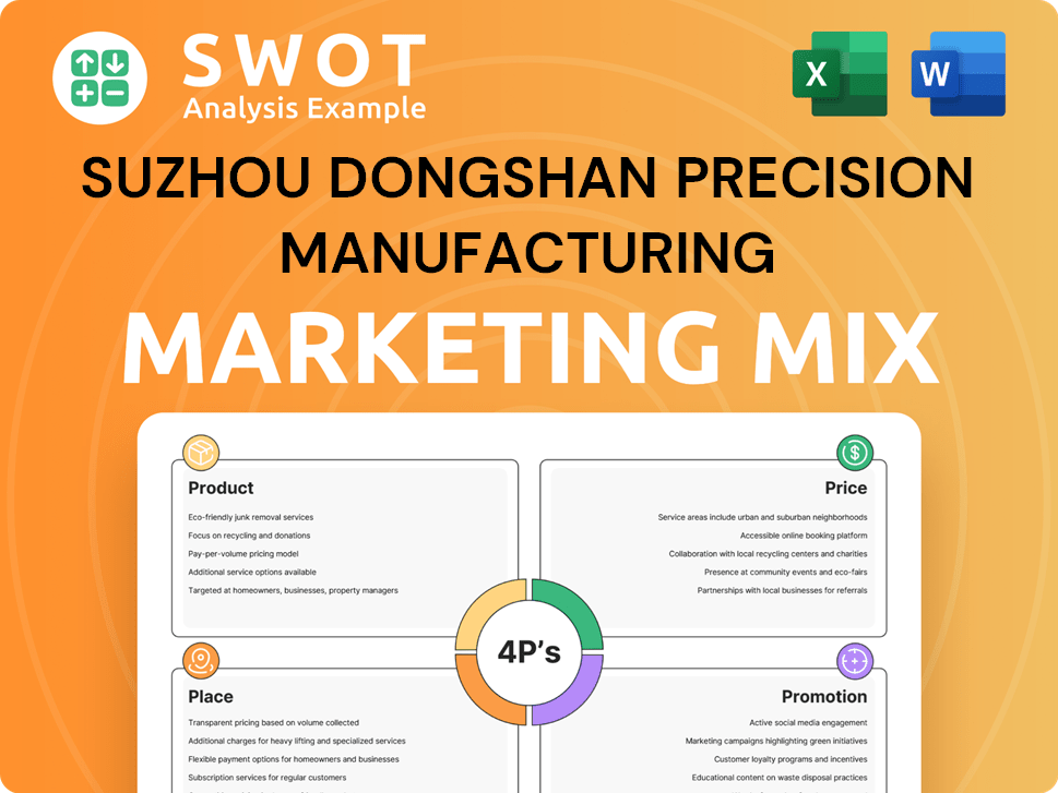 Suzhou Dongshan Precision Manufacturing Marketing Mix