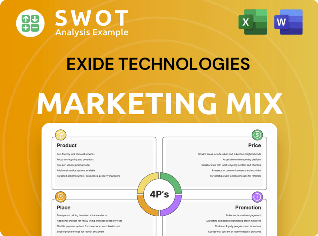 Exide Technologies Marketing Mix