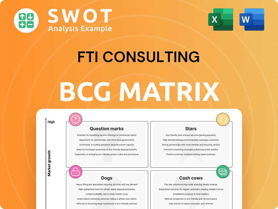 FTI Consulting Boston Consulting Group Matrix
