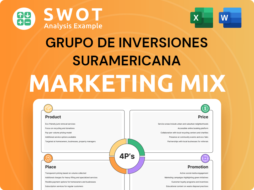 Grupo De Inversiones Suramericana Marketing Mix