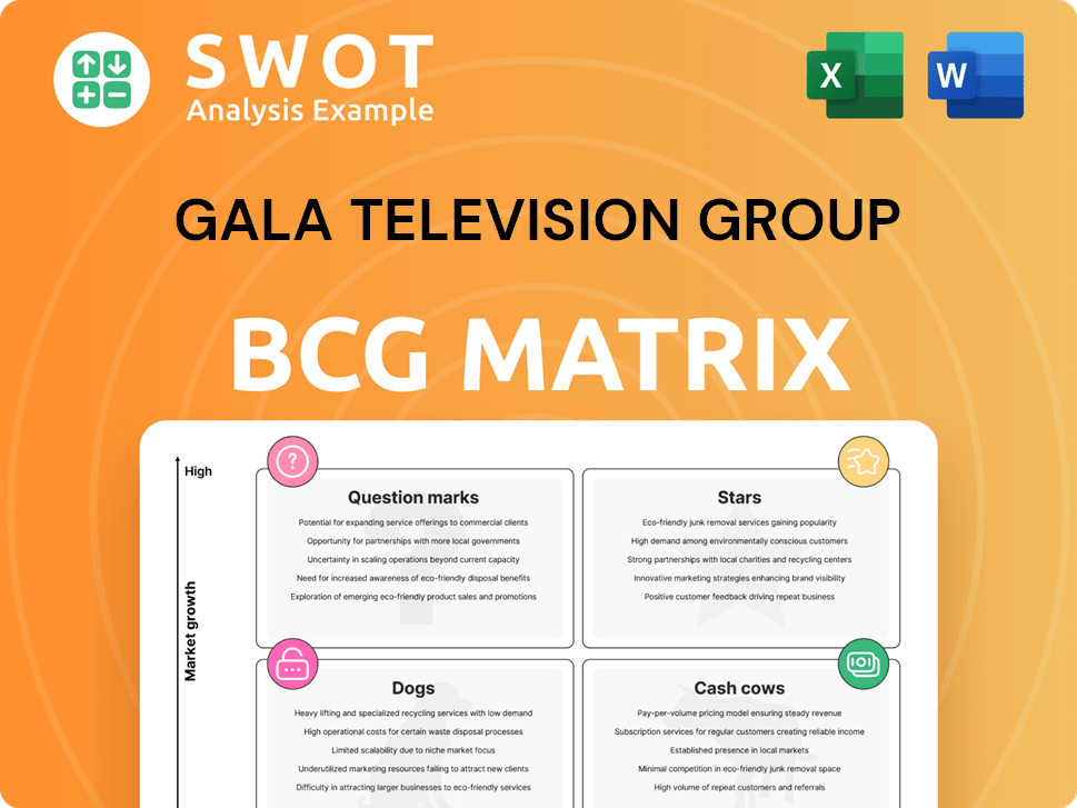 Gala Television Group Boston Consulting Group Matrix