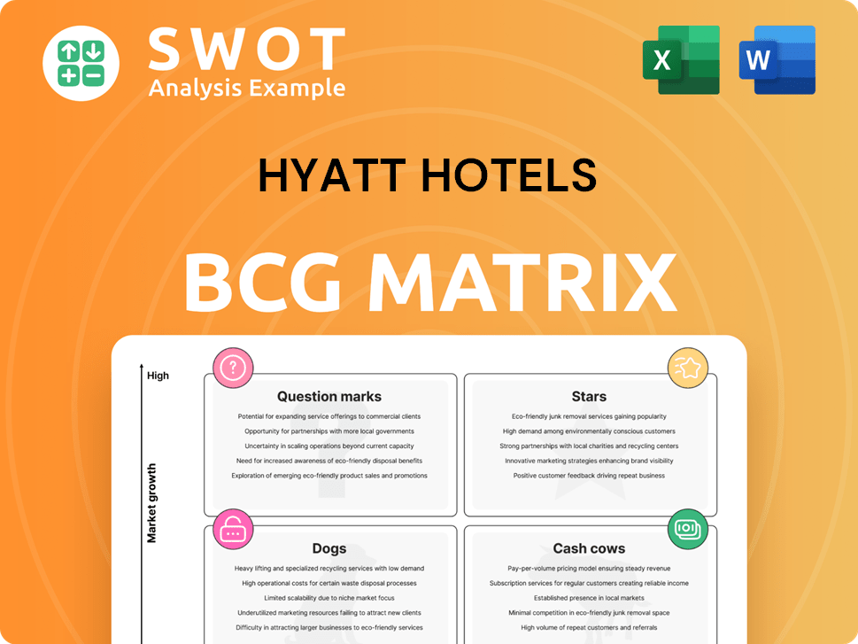 Hyatt Hotels Boston Consulting Group Matrix