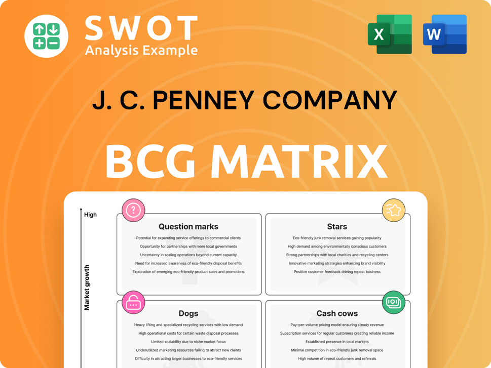 J. C. Penney Company Boston Consulting Group Matrix